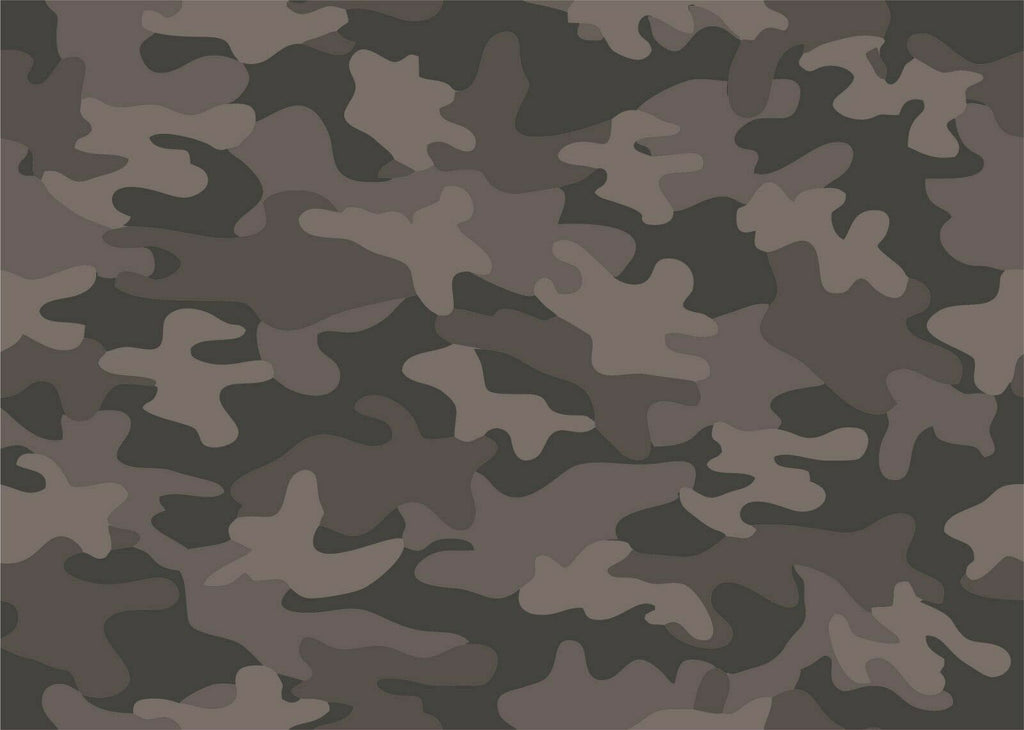 3 x A4/A3 Vinyl Camouflage Wrap Black 103