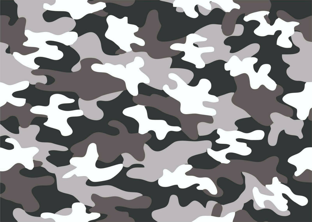 3 x A4/A3 Vinyl Camouflage Wrap Arctic Blue 102