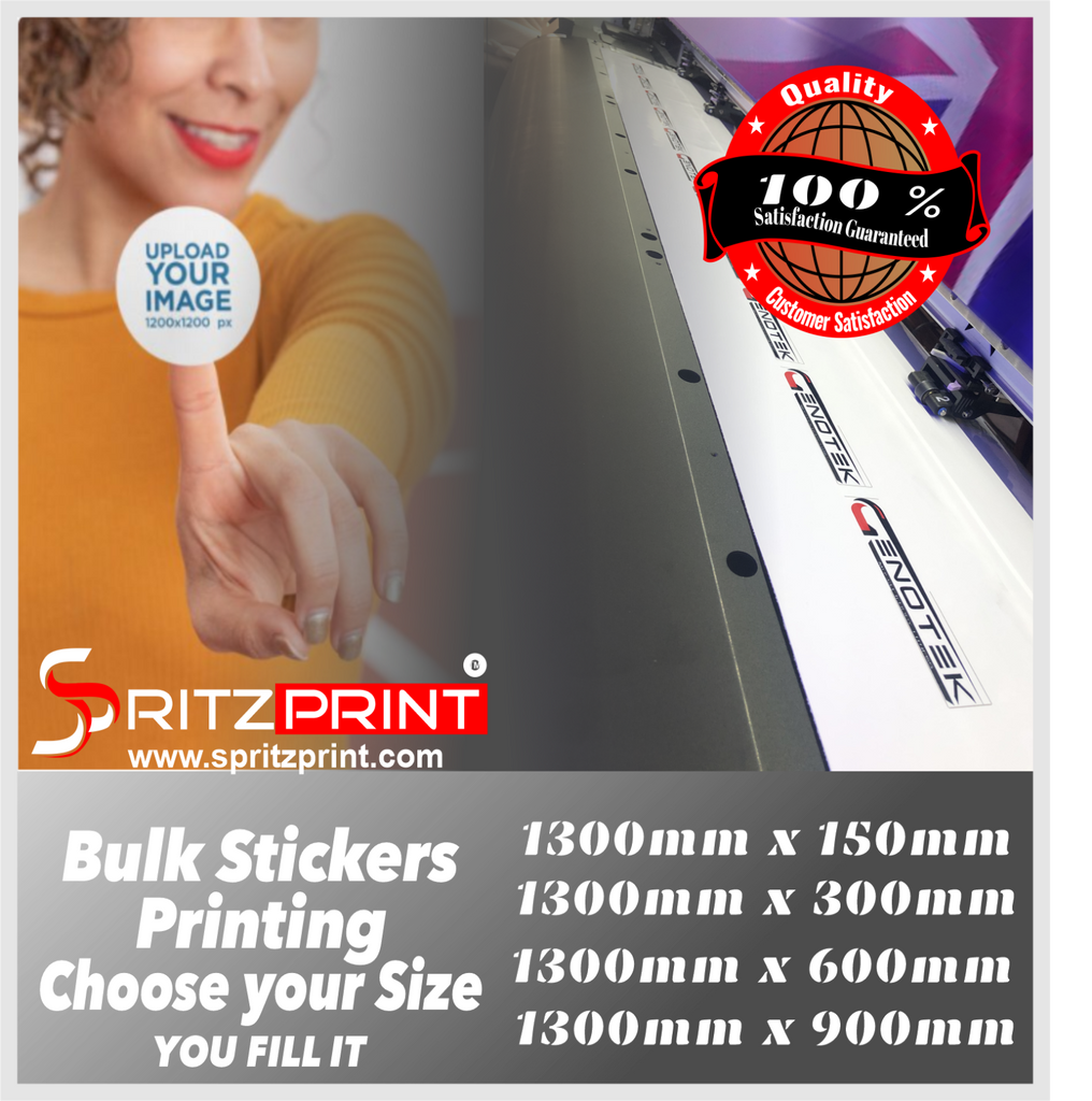 Customised Printed Vinyl Your Design Decals Labels Logos & Sticker