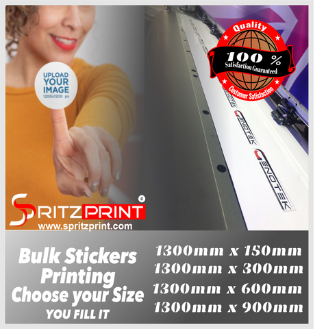 Customised Printed Vinyl Your Design Decals Labels Logos & Sticker