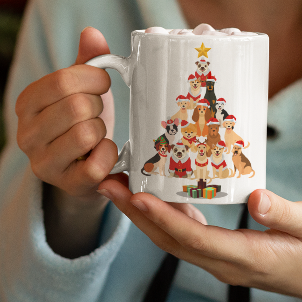 11oz Christmas Dogs Mug 103