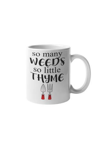 So Many Weeds Printed Cup Ceramic Mug Gift