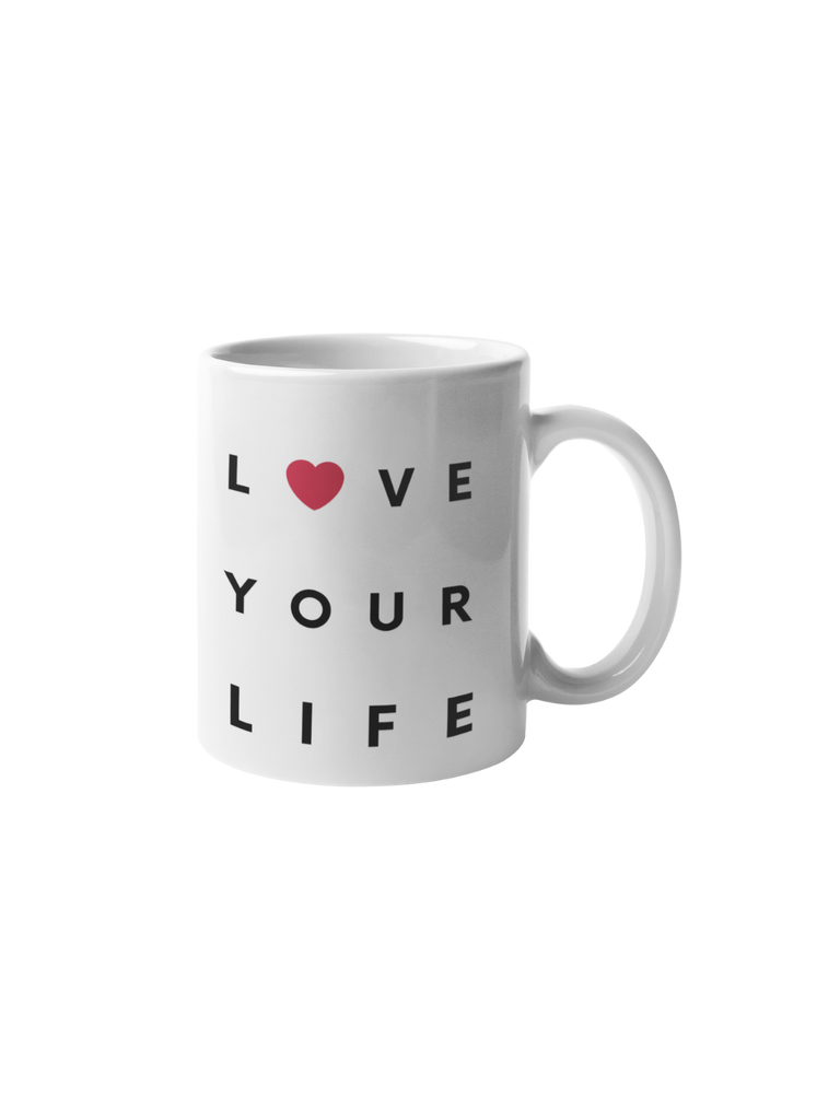 Love Your Life Printed Cup Ceramic Mug Gift