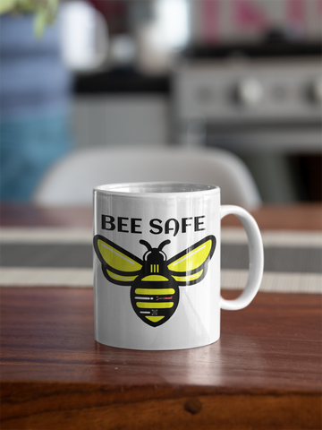 Be Bee Safe Ceramic 11oz Mug Safety Design