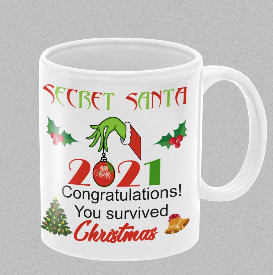 Secret santa mug christmas mug for secret santa - Inspire Uplift
