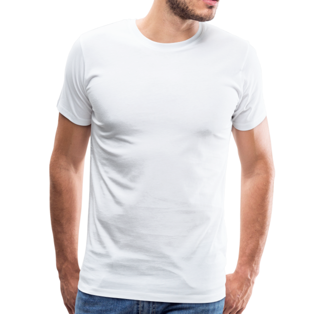 Men's Premium  Custom T-Shirt - white